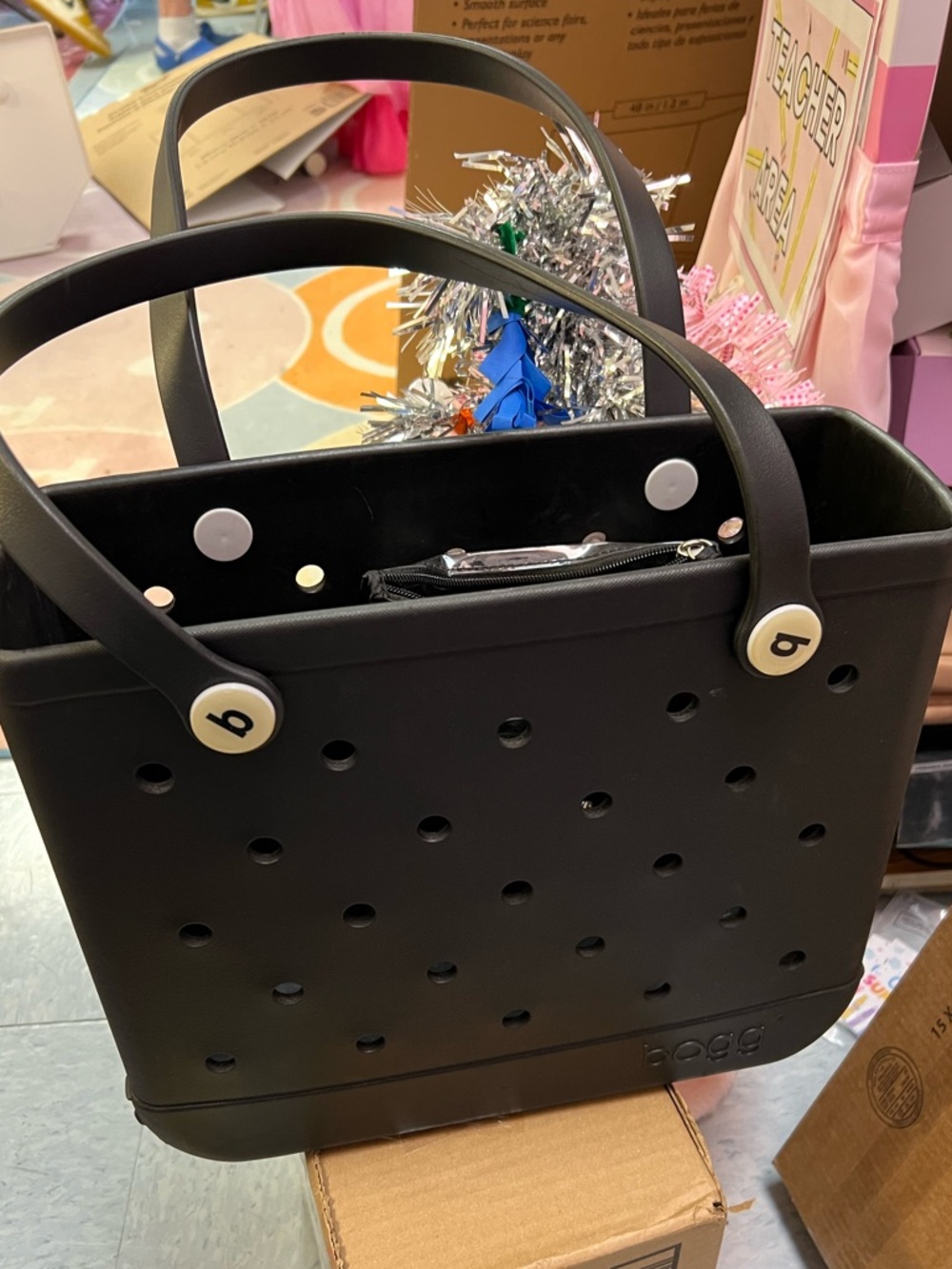 Authentic Bogg Bag Black EUC